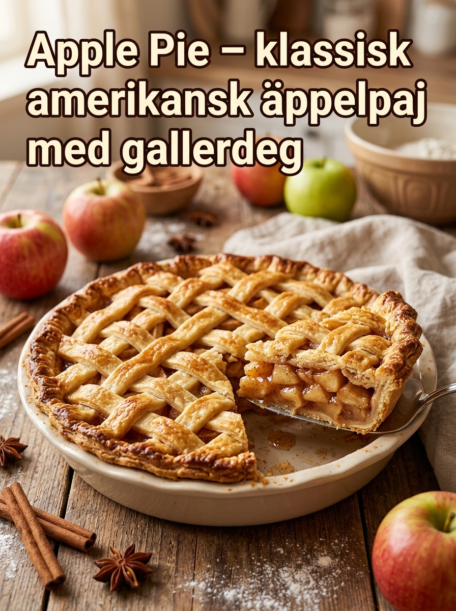 Amerikansk Apple Pie