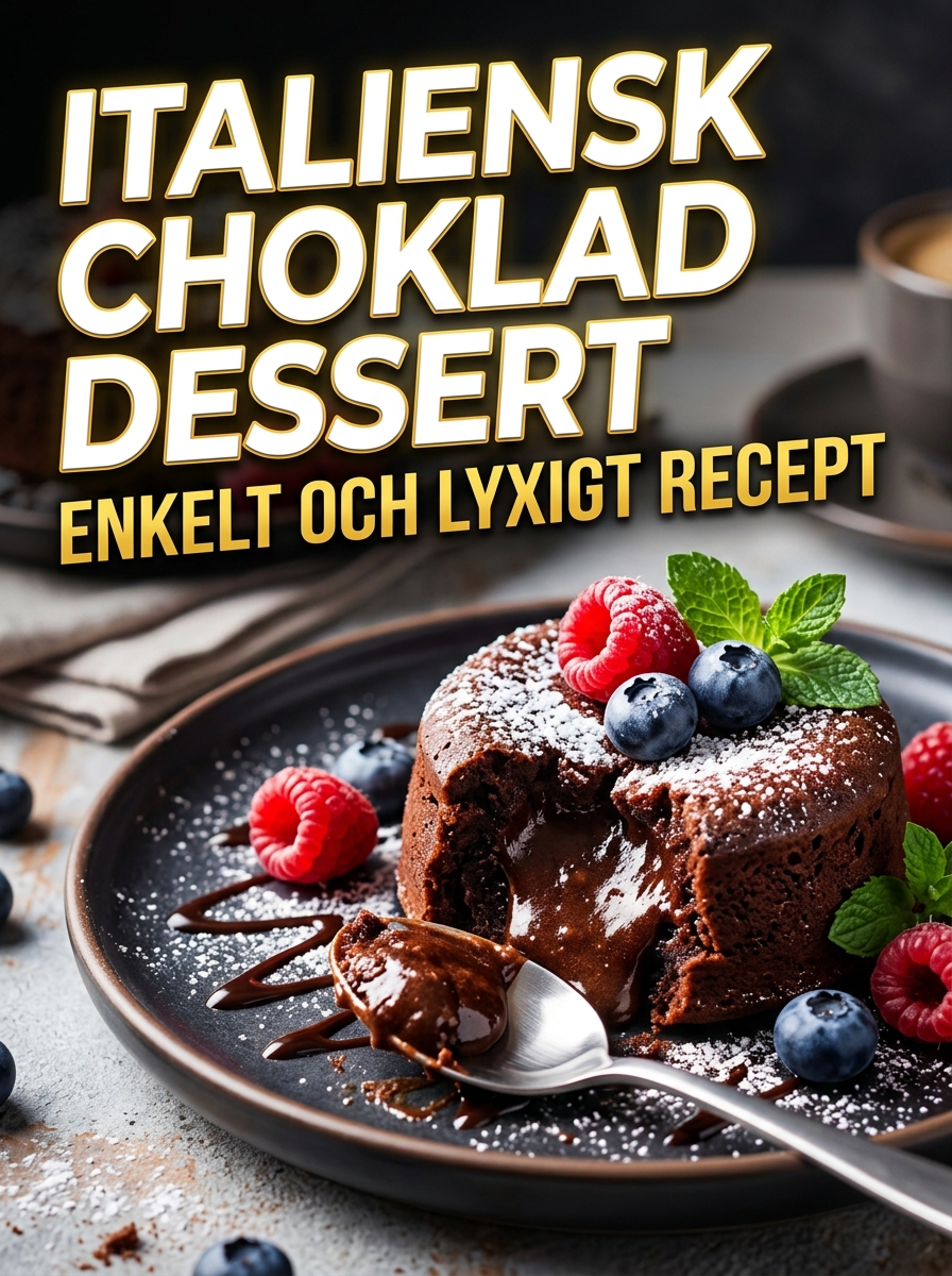 Italiensk chokladdessert – lyxig
