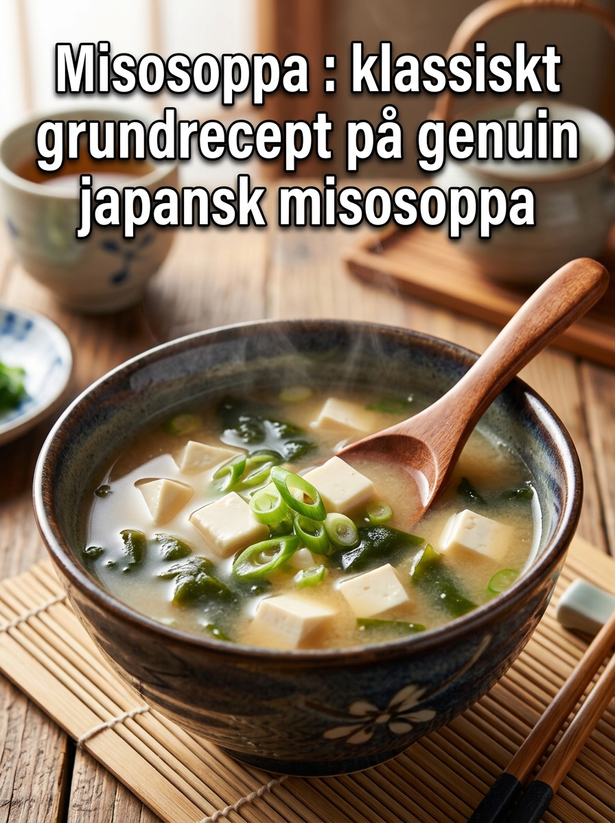 Klassisk Misosoppa