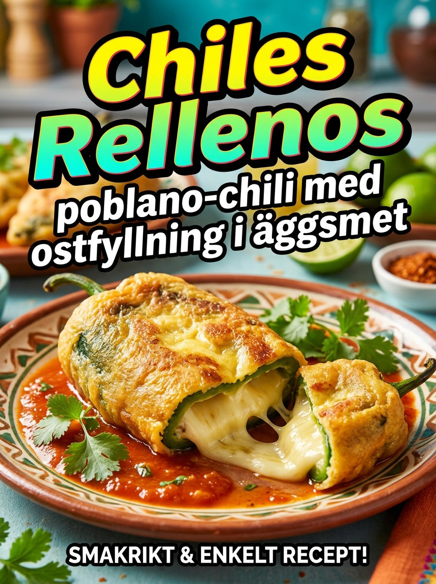 Chiles Rellenos – fylld poblanochili