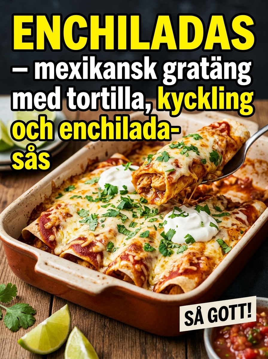 Enchiladas – mexikansk gratäng