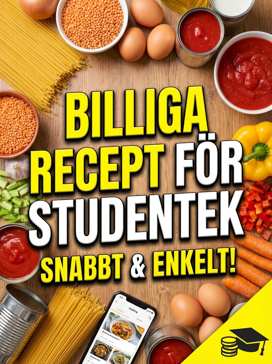 Billiga recept för studenter (Goda tips)