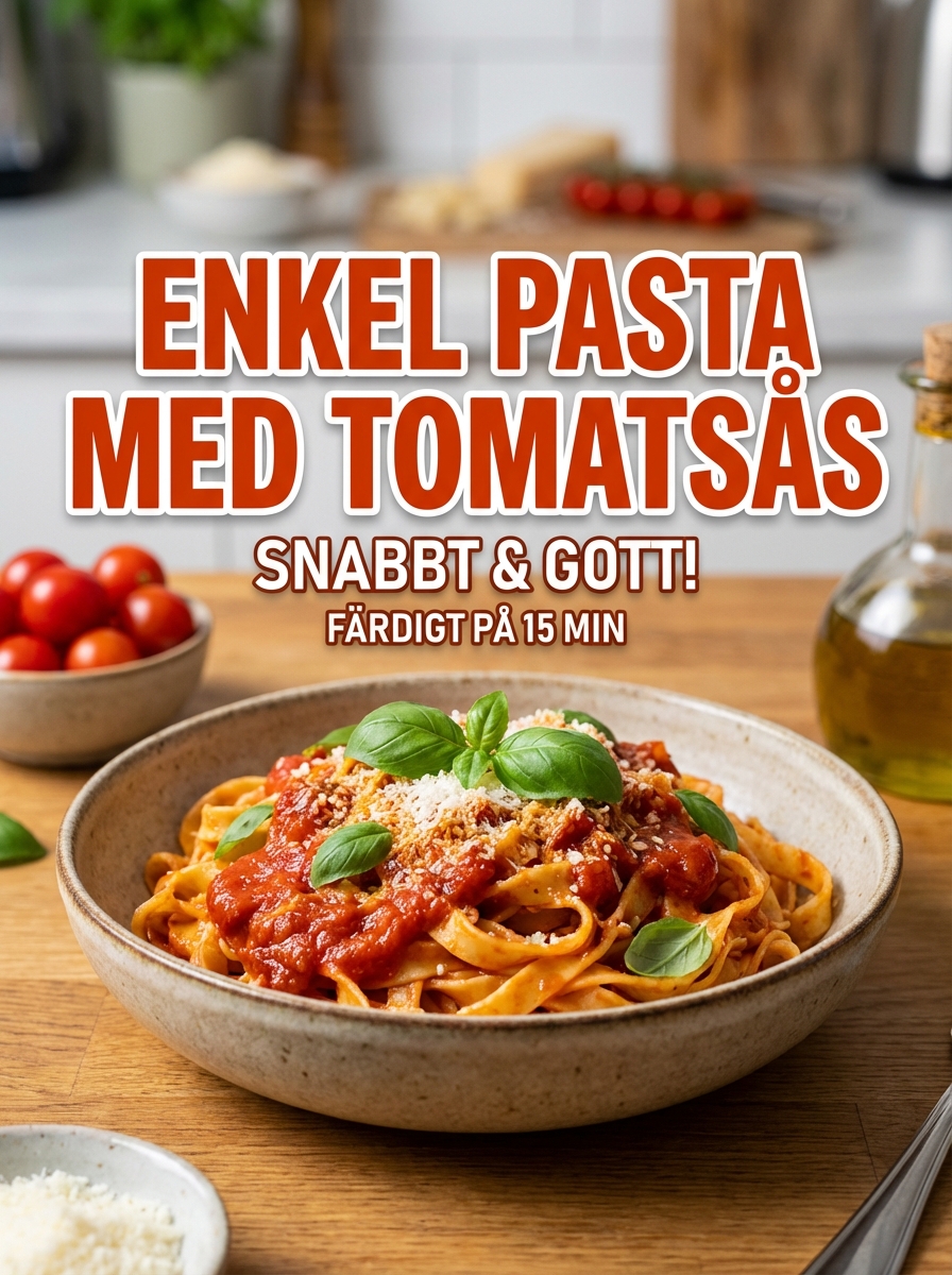 Enkel Pasta med Tomatsås