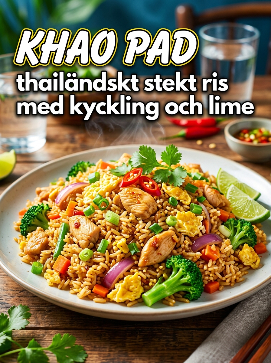 Khao Pad (Thailändskt stekt ris)