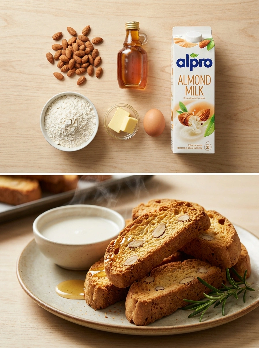 Honung Mandelmjölk Skorpor